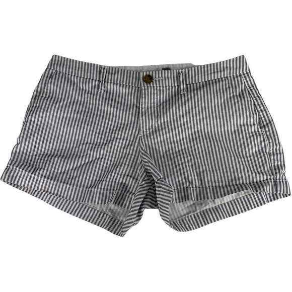 Old Navy 4 Shorts Mini Navy White Stripe Nautical - Picture 1 of 5